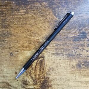 Derwent Precision mechanical pencil with a black metal barrel and 0.7mm lead